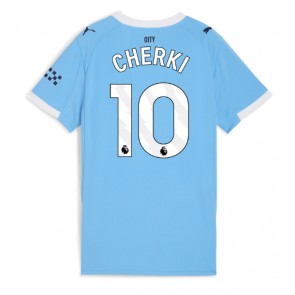 Lacne Ženy Futbalové dres Manchester City Rayan Cherki #10 2025-26 Krátky Rukáv - Domáci